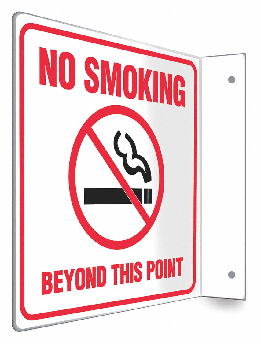 Safety Sign: PETG, Mounting Holes Sign Mounting, 8 in x 8 in Nominal Sign Size, Not Retroreflective