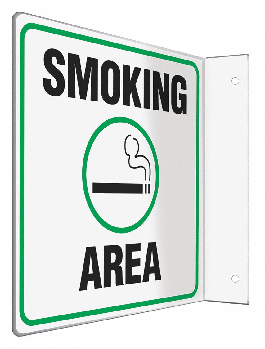Safety Sign, 8 in x 8 in, PETG