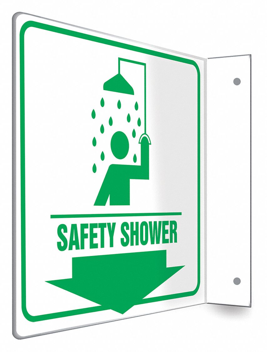 Safety Sign: PETG, Mounting Holes Sign Mounting, 8 in x 8 in Nominal Sign Size, Not Retroreflective