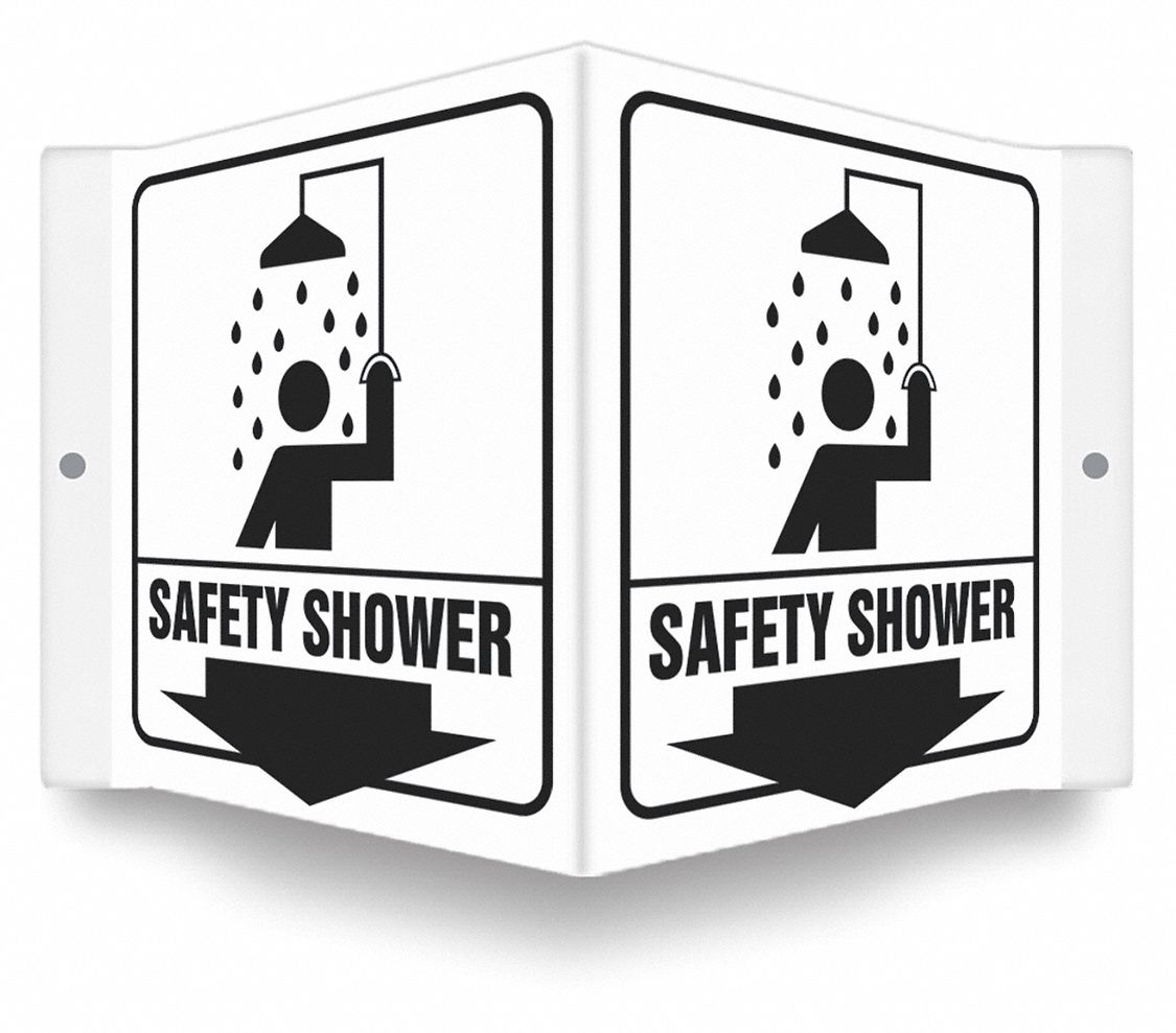 Safety Sign: PETG, Mounting Holes Sign Mounting, 6 in x 8 1/2 in Nominal Sign Size, 0.06 in Thick