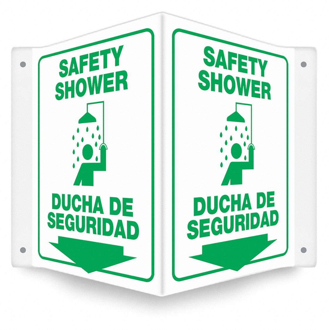Safety Sign: PETG, Mounting Holes Sign Mounting, 12 in x 14 in Nominal Sign Size, 0.06 in Thick