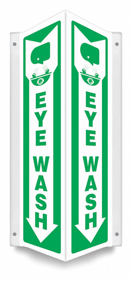 PANNEAU SECURIT HT VIS,LA 7-1/2PO,H 18PO