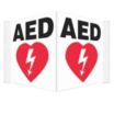 V-Shape Projection AED Signs