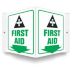 V-Shape Projection First Aid Signs