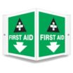 V-Shape Projection First Aid Signs