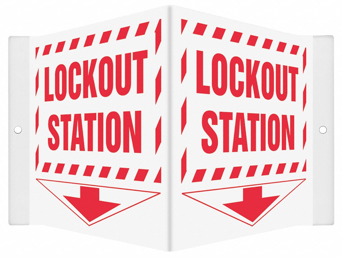Safety Sign,6 inx8 1/2 in,PETG