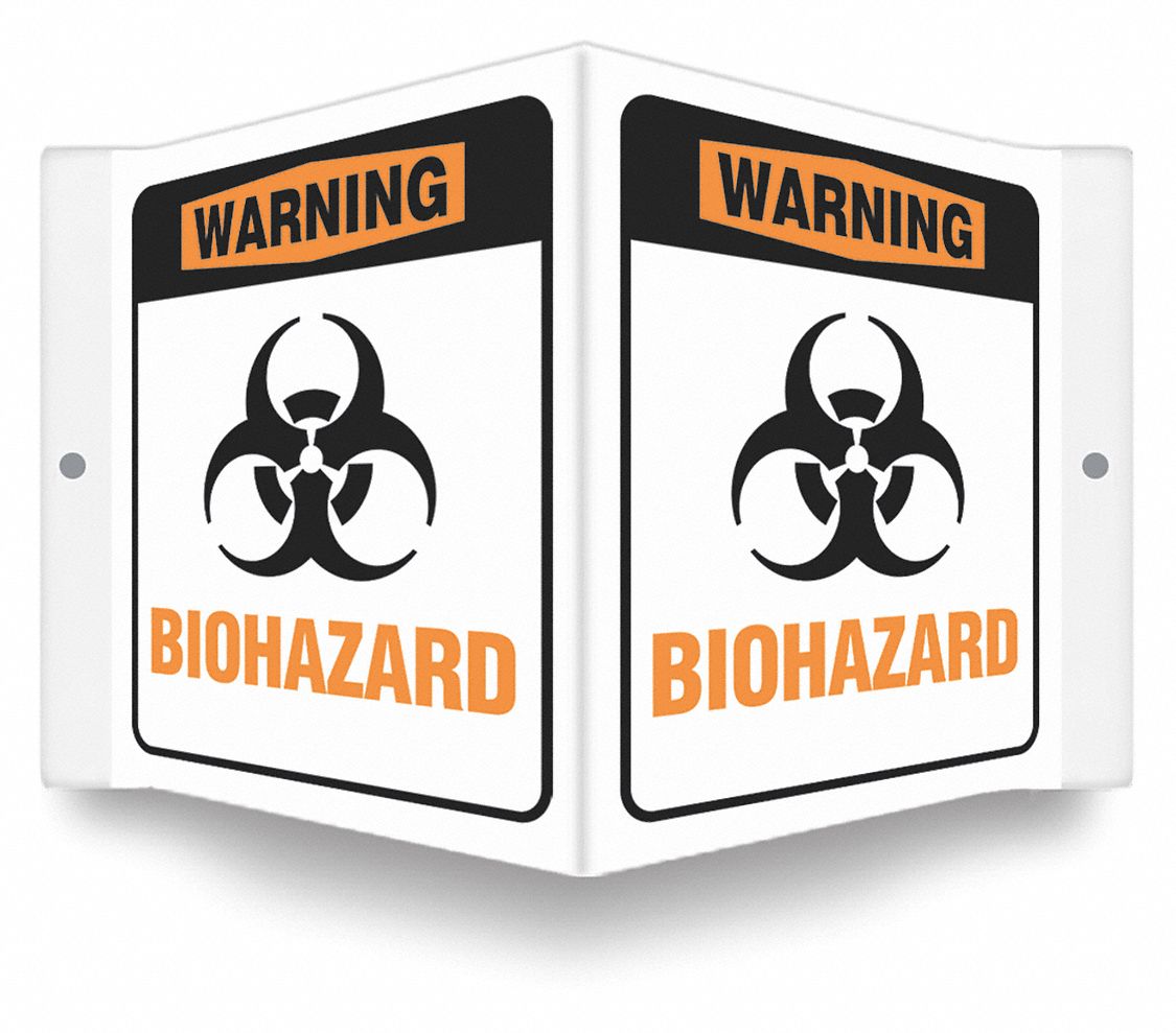 Safety Sign, 6in x 8.5in, PETG