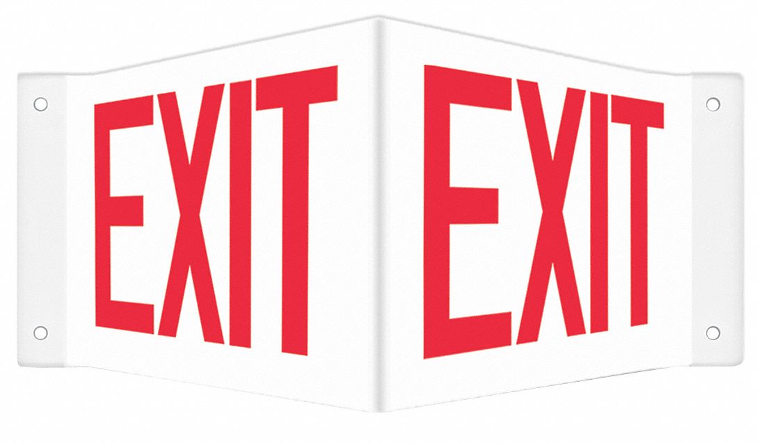Safety Sign: PETG, Mounting Holes Sign Mounting, 8 in x 18 in Nominal Sign Size, Not Retroreflective