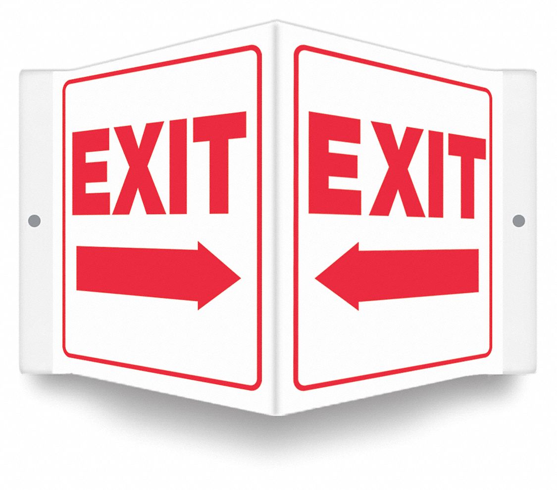 Safety Sign: PETG, Mounting Holes Sign Mounting, 6 in x 8 1/2 in Nominal Sign Size, 0.06 in Thick