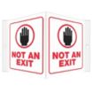 V-Shape Projection Not An Exit Signs