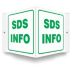 V-Shape Projection SDS Info Signs