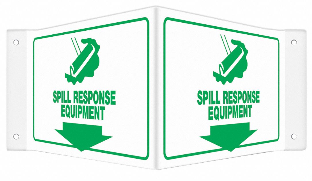 Safety Sign: PETG, Mounting Holes Sign Mounting, 8 in x 18 in Nominal Sign Size, Not Retroreflective