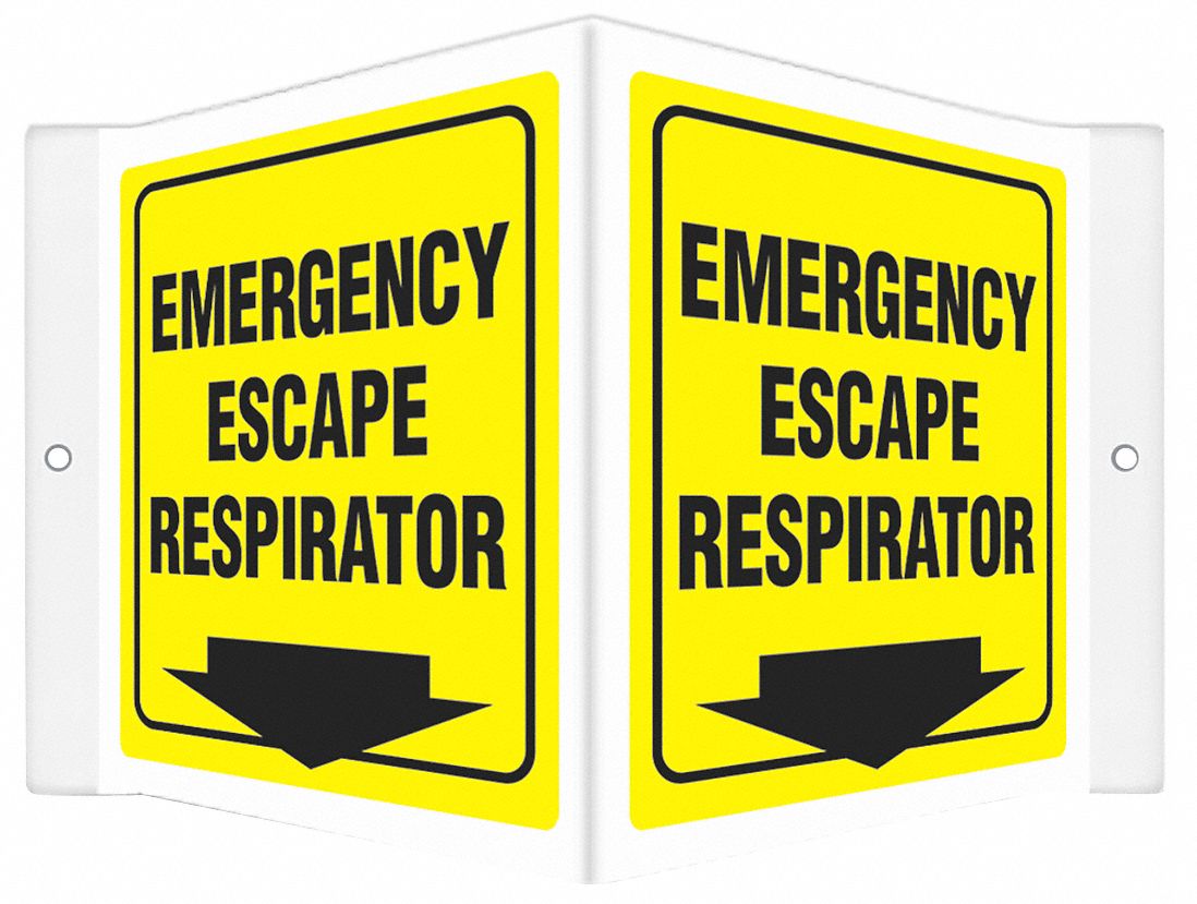 Safety Sign: PETG, Mounting Holes Sign Mounting, 6 in x 8 1/2 in Nominal Sign Size, 0.06 in Thick