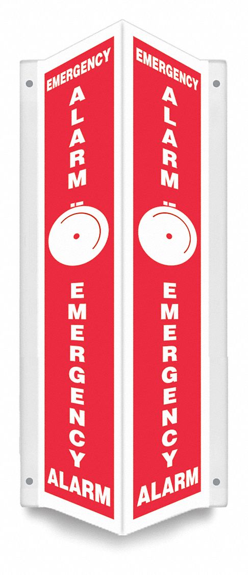 Safety Sign, 24 in x 7 1/2 in, PETG