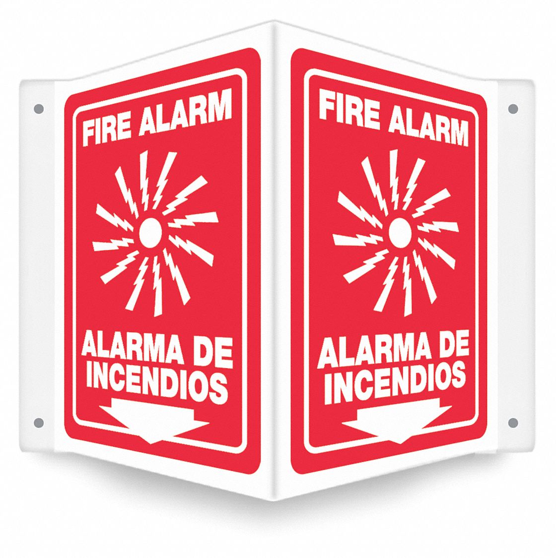 Safety Sign: PETG, Mounting Holes Sign Mounting, 12 in x 14 in Nominal Sign Size, 0.06 in Thick