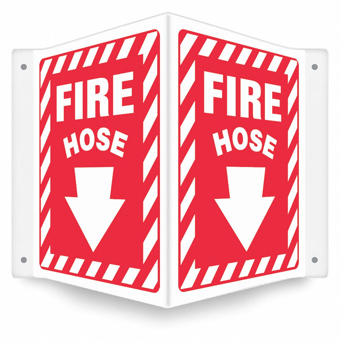 Safety Sign: PETG, Mounting Holes Sign Mounting, 12 in x 14 in Nominal Sign Size, 0.06 in Thick