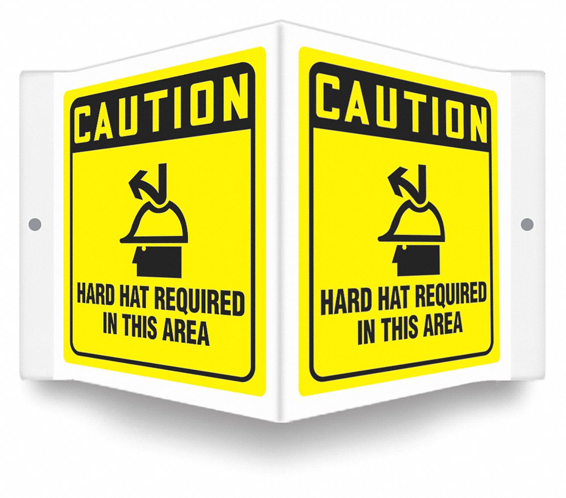 Safety Sign, 6in x 8.5in, PETG