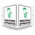 V-Shape Projection Breathing Apparatus Signs