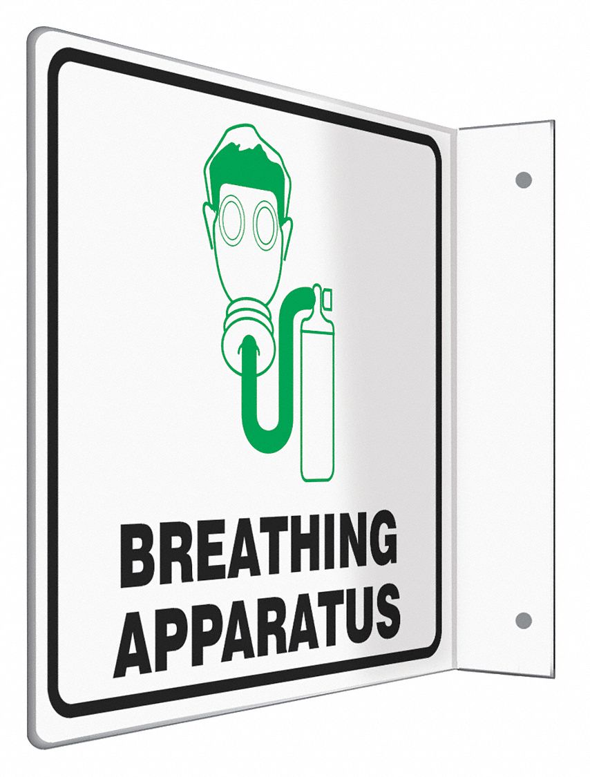 Safety Sign, 8 in x 8 in, PETG