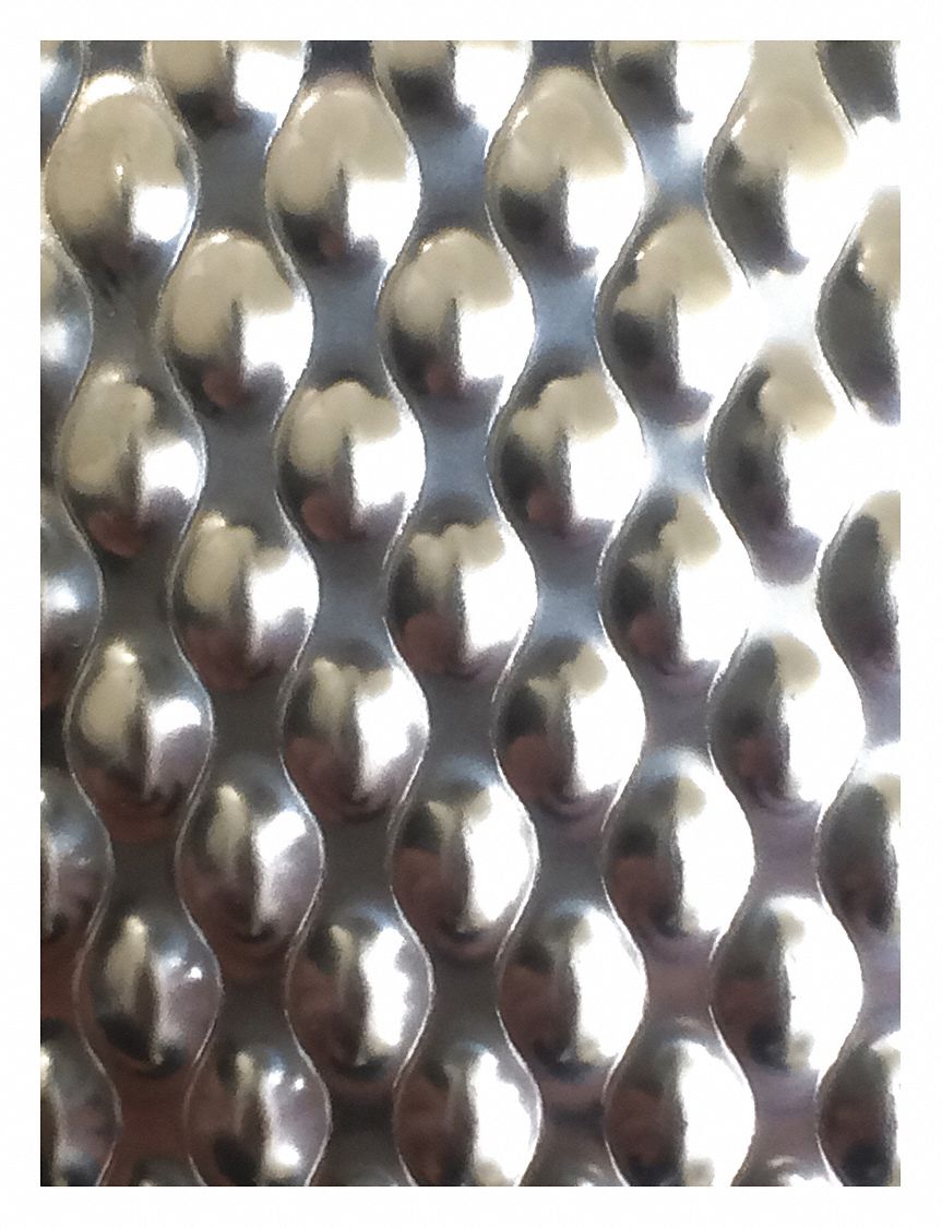 Stainless Steel Sheet, 10 ft - L: 304, 4 ft x 10 ft Nominal Size (WxL), 0.017 in Thick, 6-OM, #4