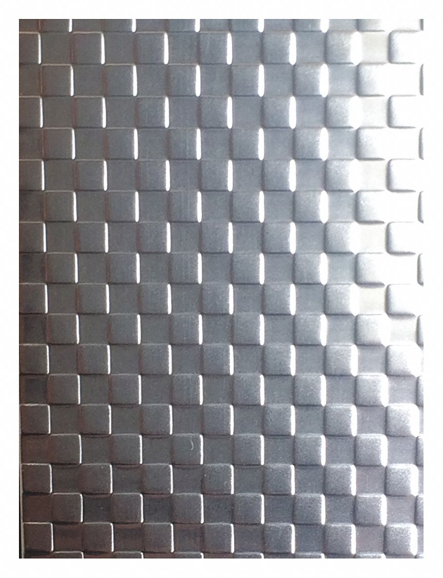Stainless Steel Sheet, 24 in - L: 304, 24 in x 24 in Nominal Size (WxL), 0.028 in Thick, Squares, BA