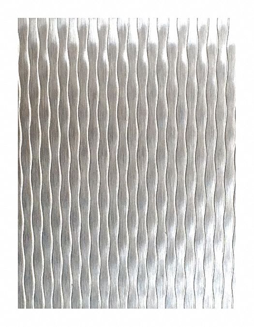 Stainless Steel Sheet, 10 ft - L: 304, 4 ft x 10 ft Nominal Size (WxL), 0.035 in Thick, Windsor, #4