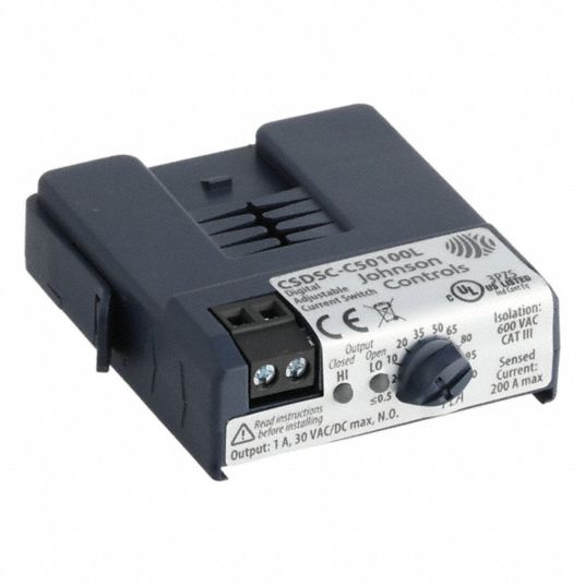 JOHNSON CONTROLS, Surface Mounted, 100 A Current Rating, Current Sensor ...