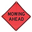 Mowing Ahead Signs image