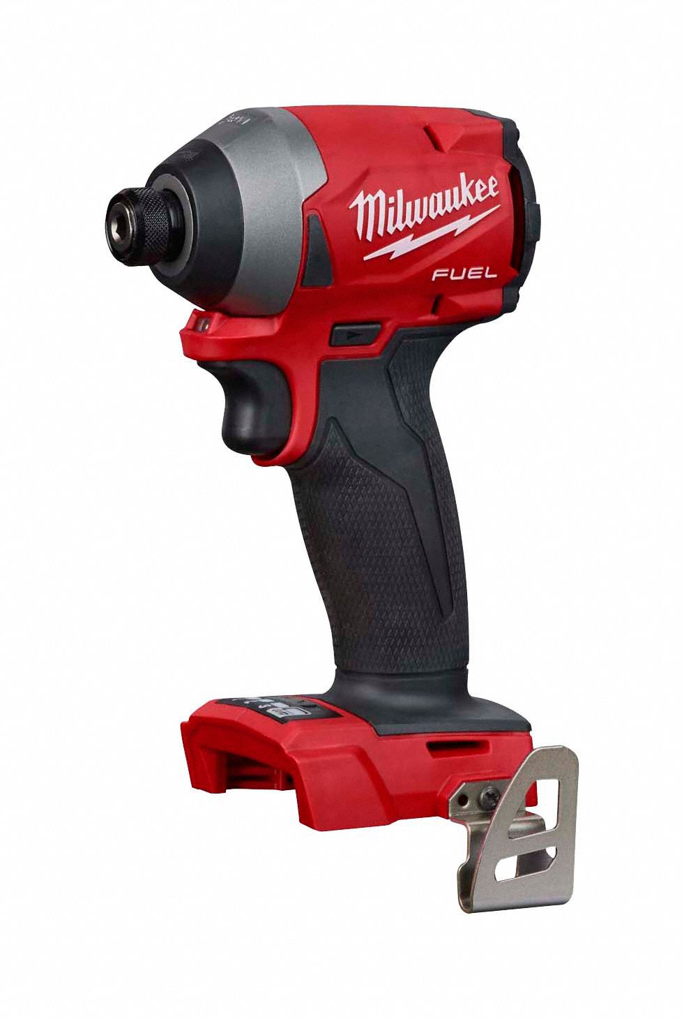 MILWAUKEE Atornillador de Impacto marca MILWAUKEE, Tamaño de Impulsor 1/4  Hex, Voltaje 18.0 VCD - Atornilladores de Impacto Inalámbricos - 481H96