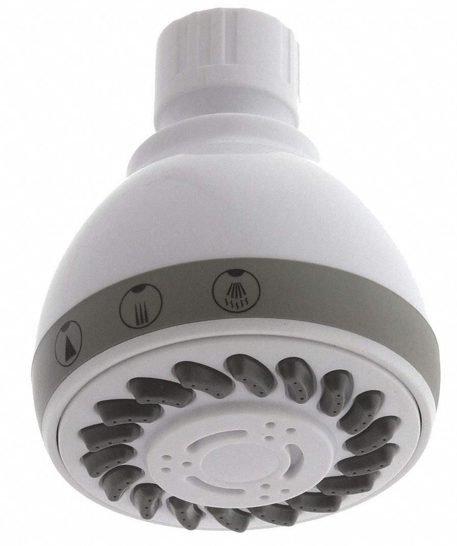 Aqua Plumb, 2 gpm Fixed Showerhead Flow Rate, Showerhead 481R41