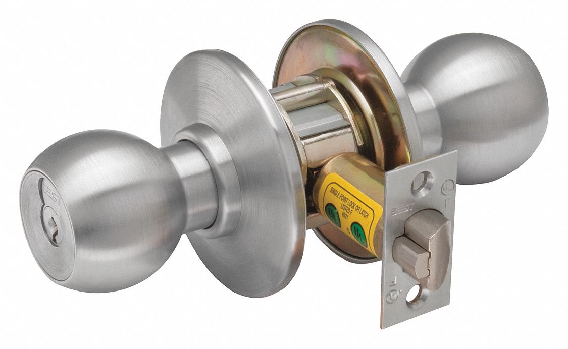 BEST, Privacy Knob Locksets, Chrome, Door Lockset - 481U85|8K30L4CS3626 ...