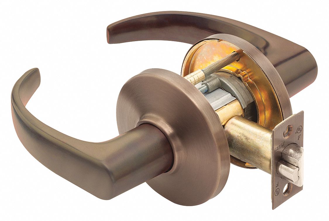 BEST, 1, Curved Return Lever, Door Lever Lockset 481U379K30L14DS3613