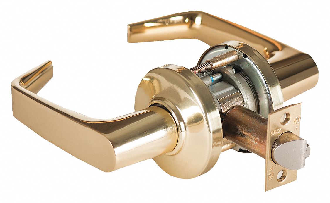 BEST, Storeroom Lever Locksets, Brass, Door Lockset 481U60