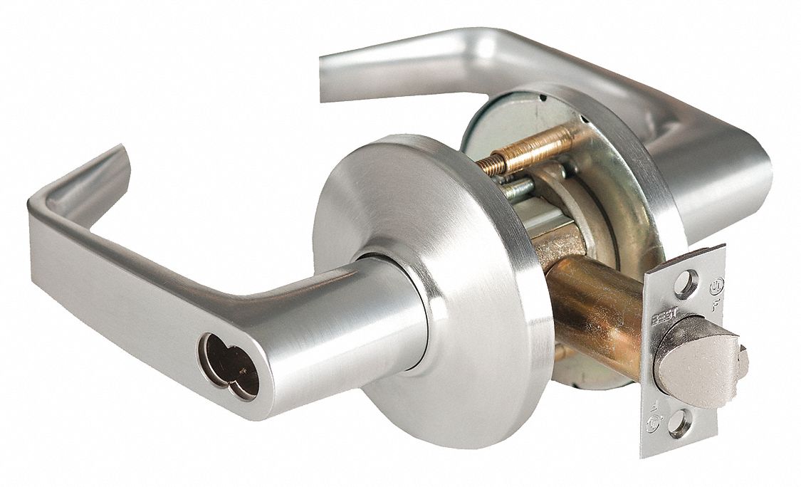 BEST, Storeroom Lever Locksets, Chrome, Door Lockset - 481U61 ...