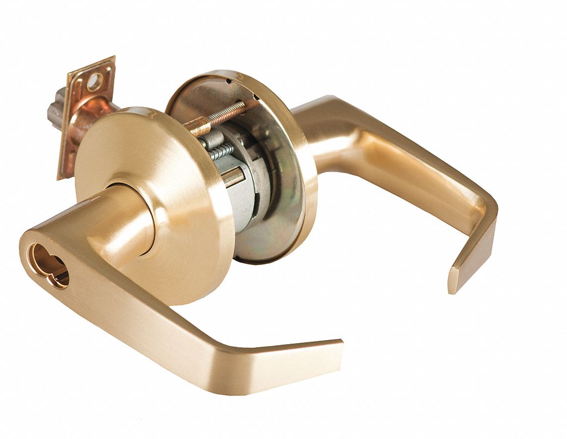 BEST Door Lever Lockset, Mechanical, Heavy Duty, Keys Not Included (Lock Sold Less Core