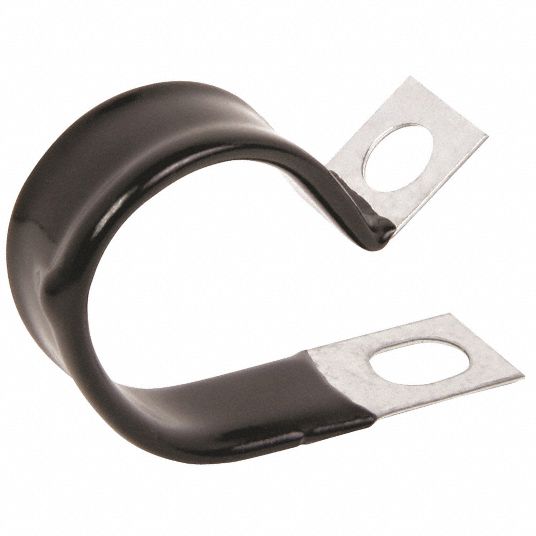 KMC Cable Clamp, Cable Clamp, Galvanized Steel, 1/4 in Cable Clamping Dia., PK 10 481Y03