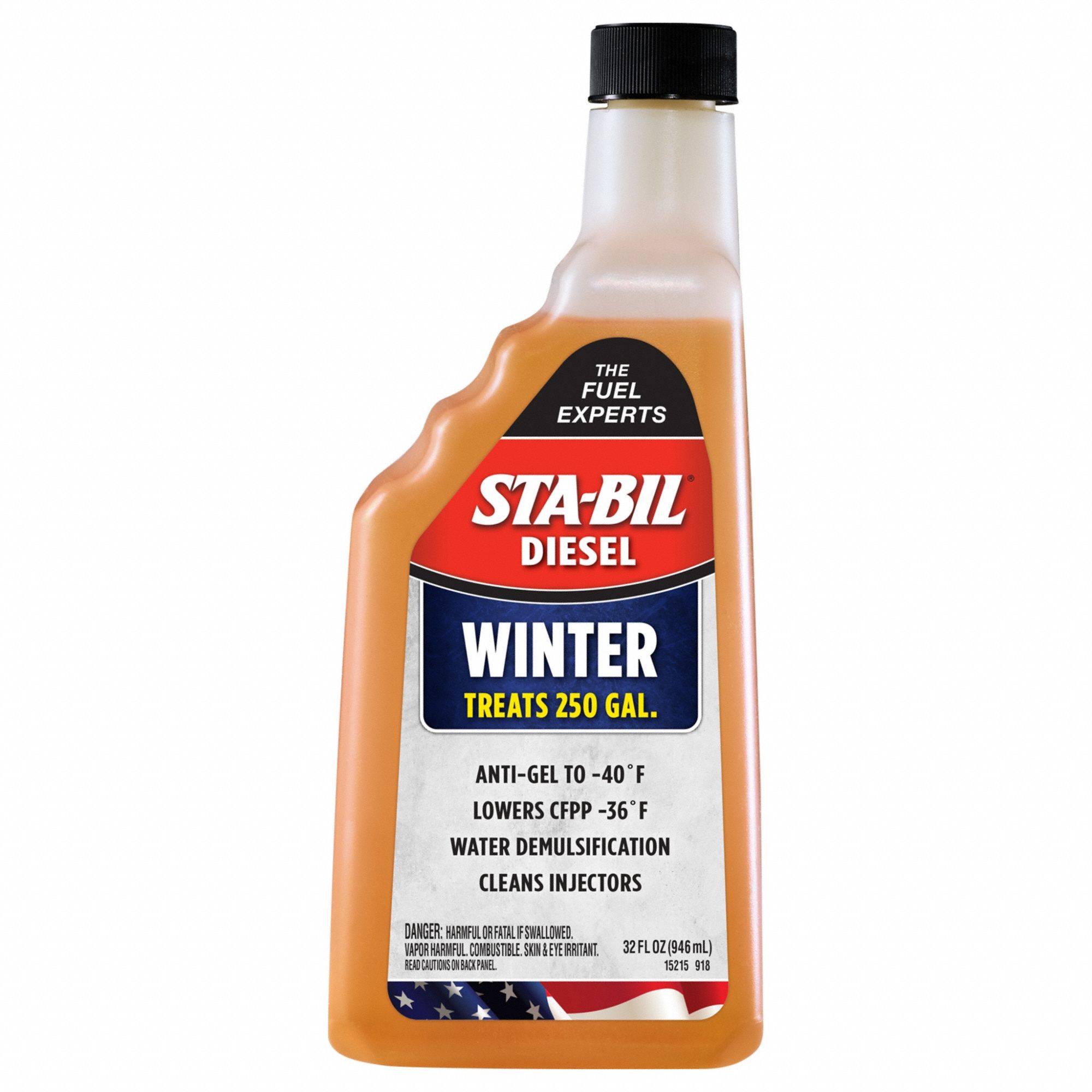 Diesel Fuel Anti-Gel: Winter, Anti-Gel/Corrosion Inhibitors, 32 fl oz Container Size
