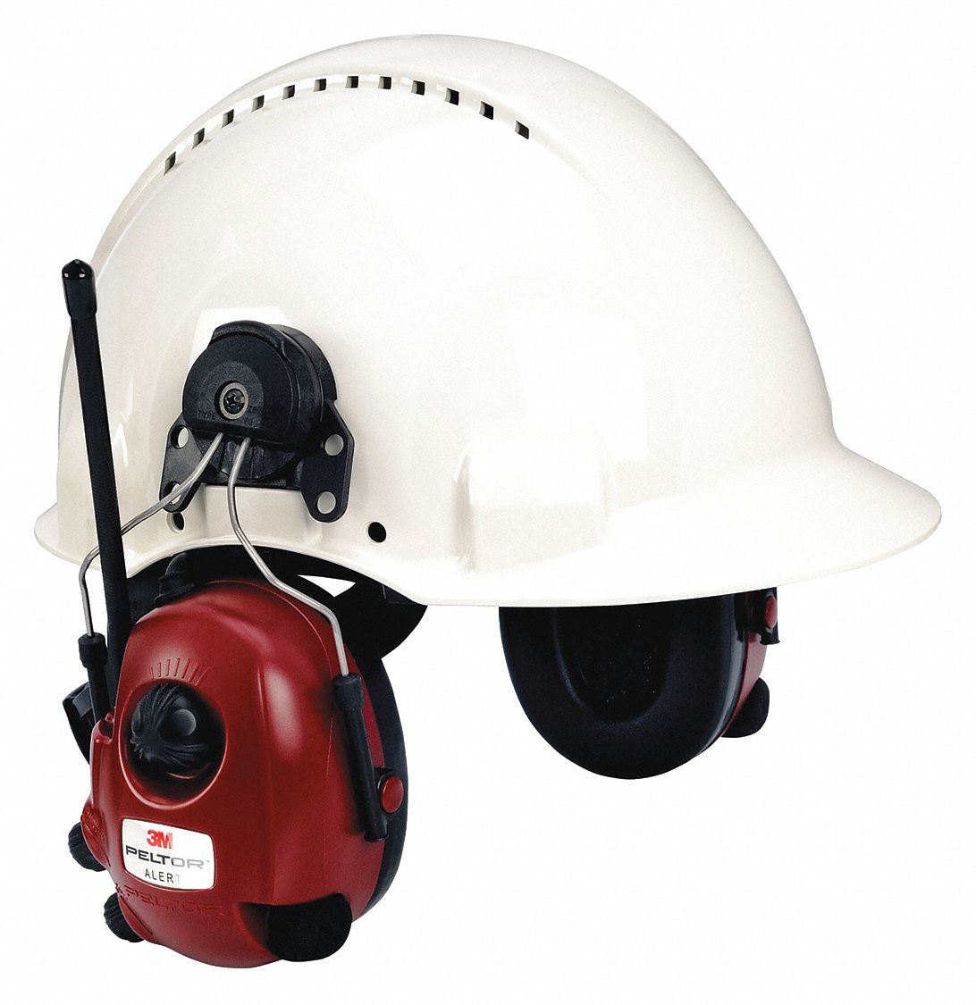 3M Hard Hat Mounted Headset, 25 dB Noise Reduction Rating NRR