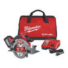 CIRCULAR SAW KIT, CORDLESS, 18V, 7¼ IN DIA, RIGHT, ⅝ IN ARBOUR, 0 °  TO 50 °