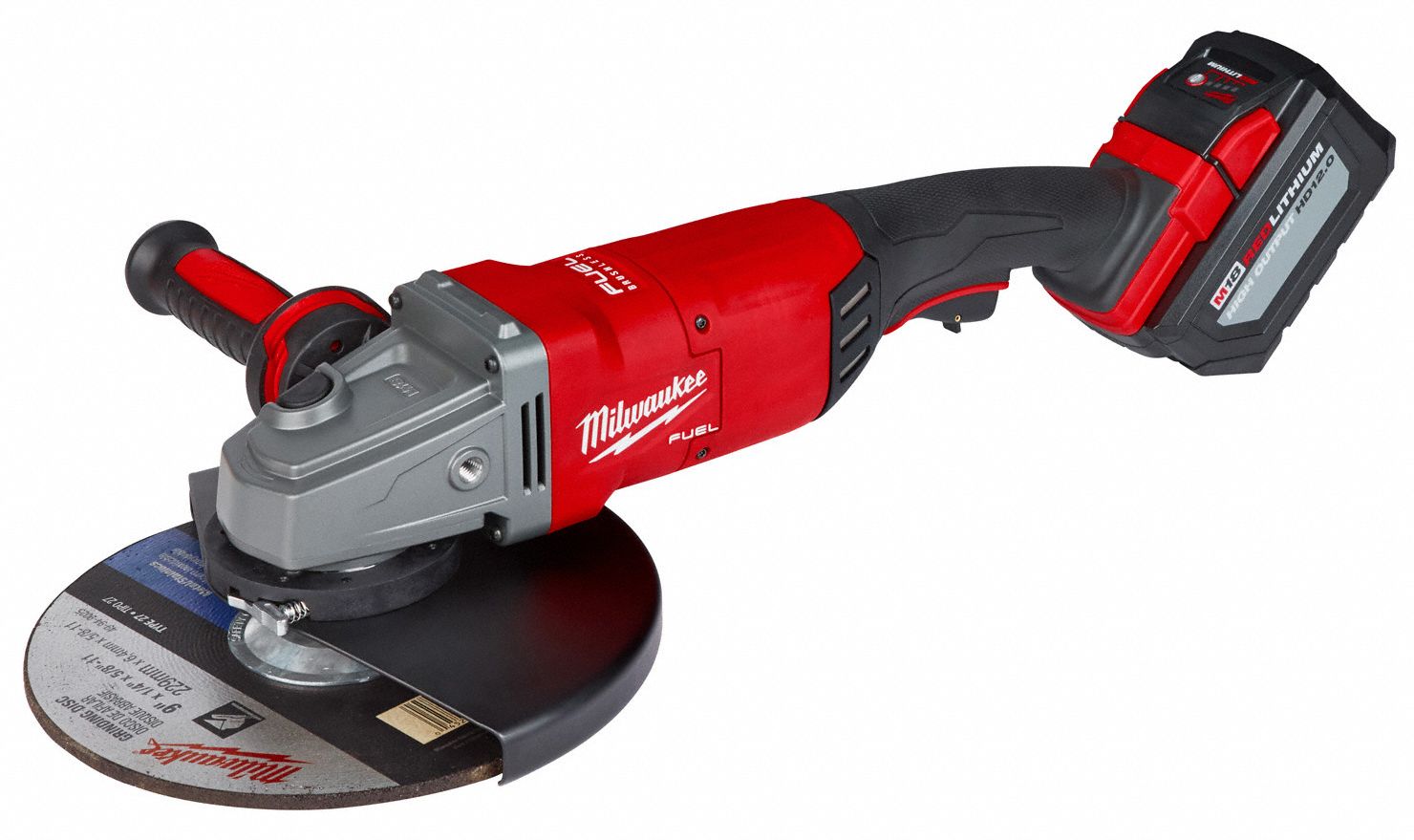 MILWAUKEE 9 In M18 FUEL™ Cordless Angle Grinder Kit, 18.0 V Voltage ...