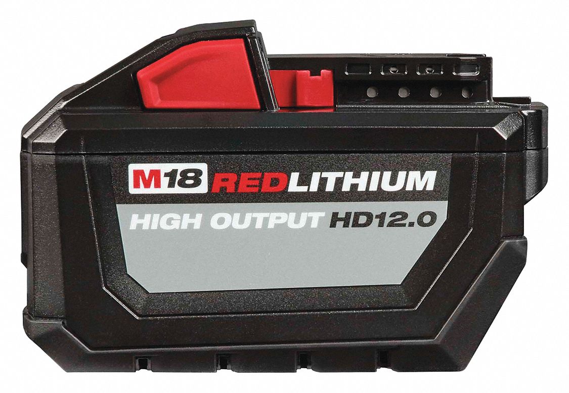 REDLITHIUM BATTERY PACK, HIGH OUTPUT, 18V, 12 AH, LI-ION, FOR M18 CORDLESS SOLUTIONS