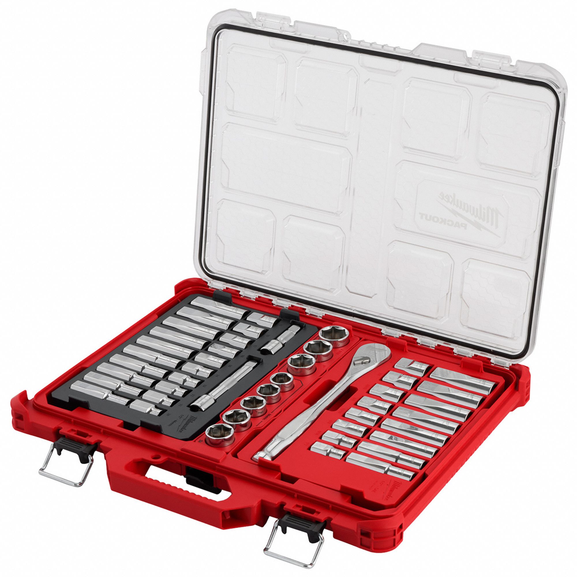 SOCKET SET,1/2 IN DRIVE,47 PIECES