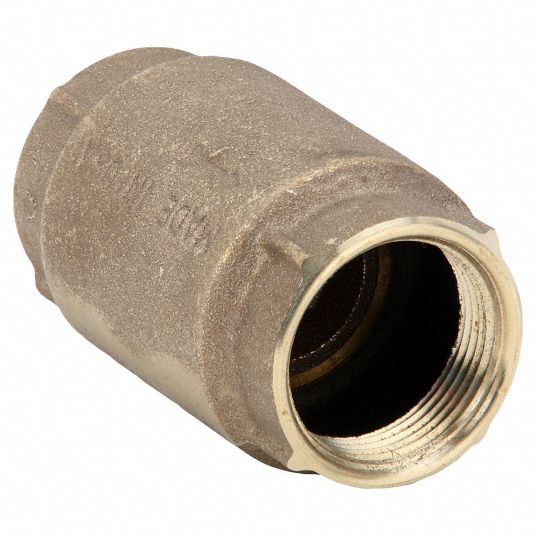 SIMMONS, Single Flow, Inline Spring, Check Valve - 482A29|504SB - Grainger