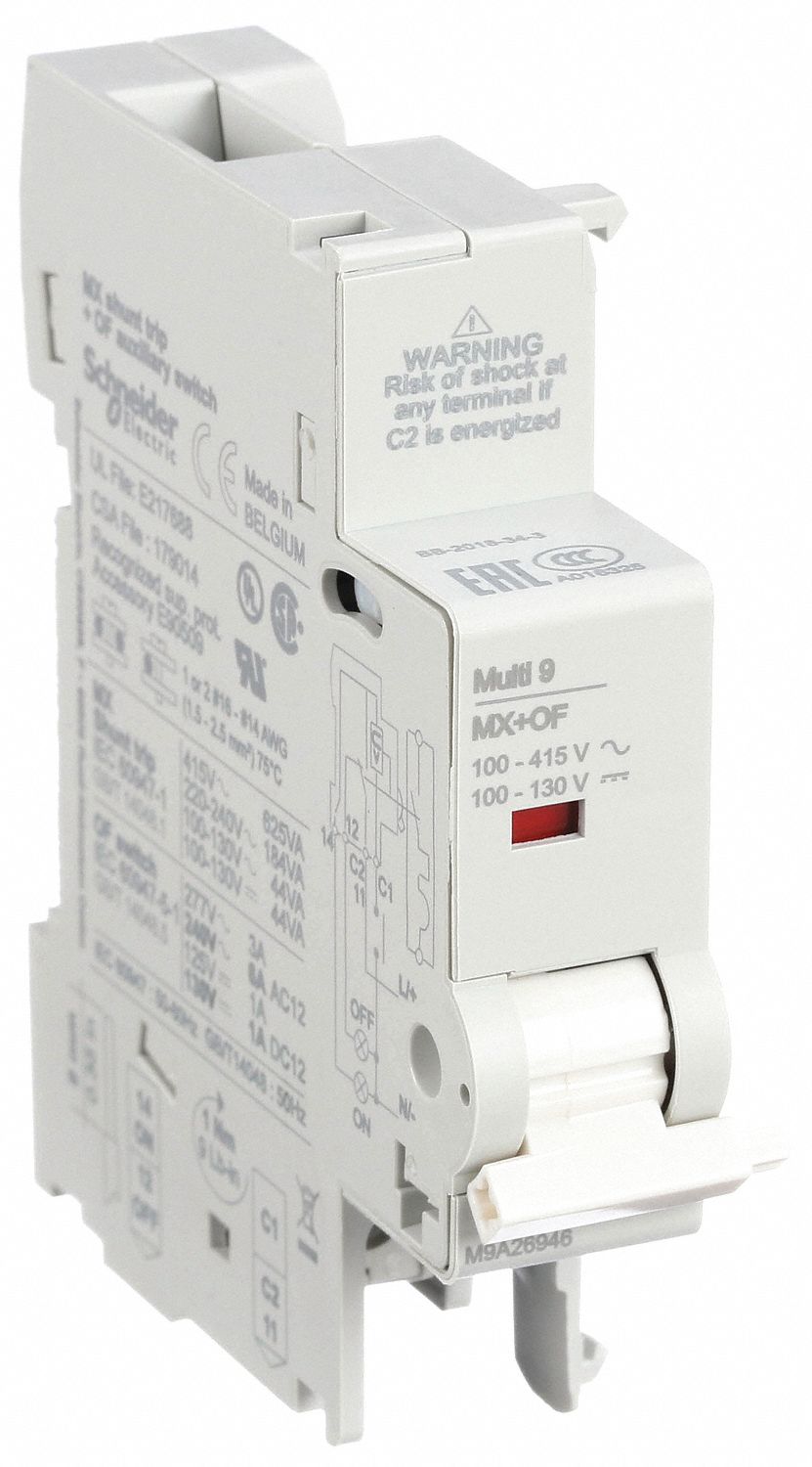 Shunt Trip Release: Shunt Trip Release, Multi-9 Circuit Breakers, 6 A Amps