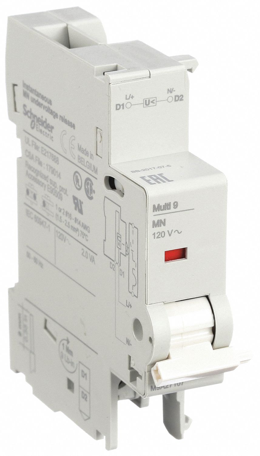 Undervoltage Release: Undervoltage Release, Multi 9 Circuit Breakers