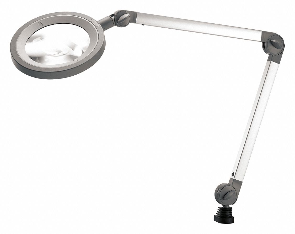 ROUND MAGNIFIER LIGHT, LED, 1.88X, 3.5 DIOPTER, 1,200 LUMENS, 32.4 IN ARM REACH