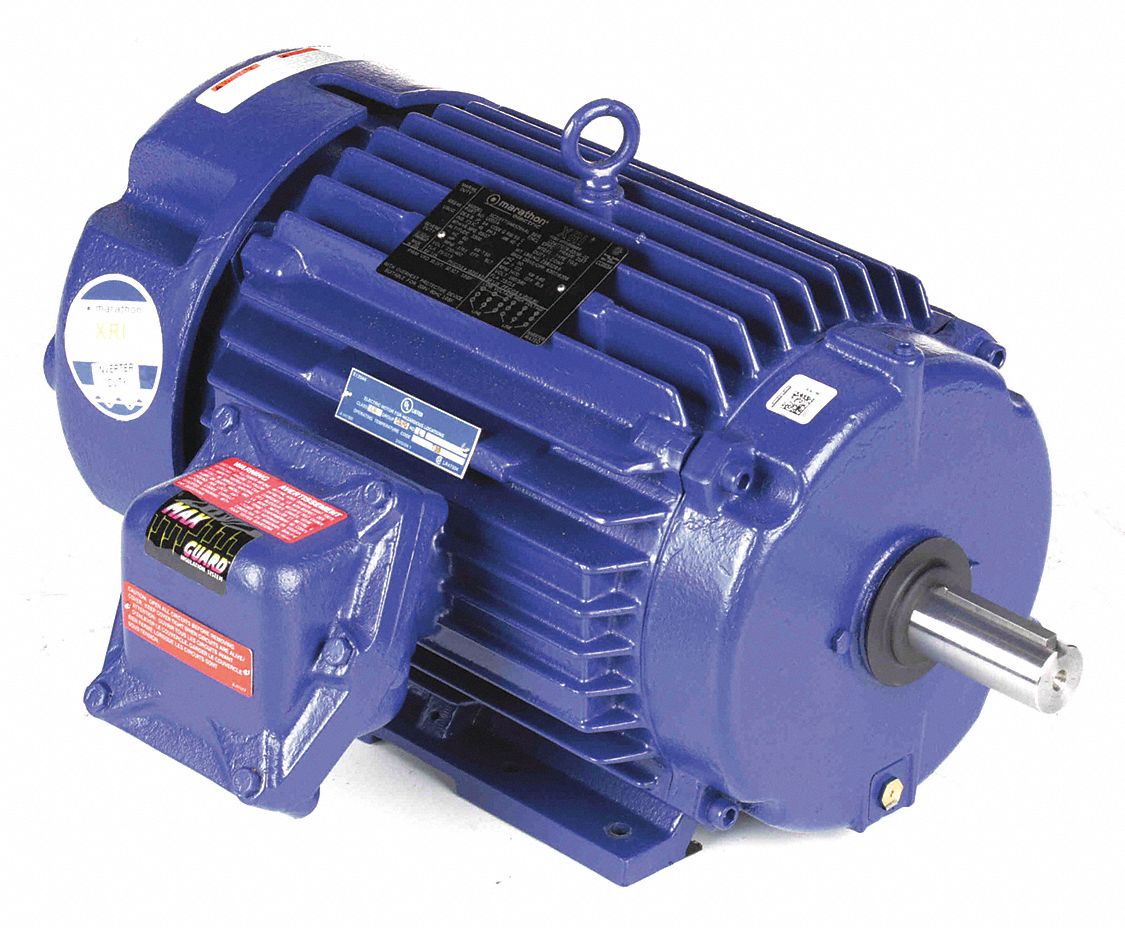 Hazardous Location Motor: Division I, Class I/Class II, Rigid Base, 3, 525 RPM RPM