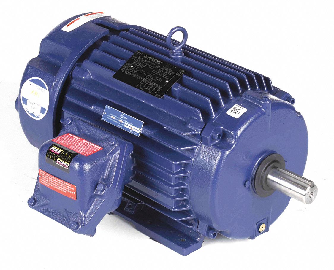Hazardous Location Motor: Division I, Class I/Class II, Rigid Base, 10 hp Horsepower