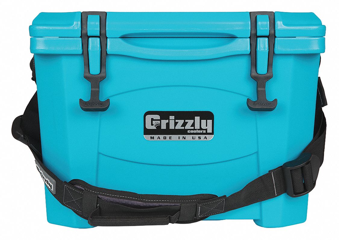 Marine Chest Cooler: Teal, 15 Cans, 16 qt Cooler Capacity, 4 day Ice Retention