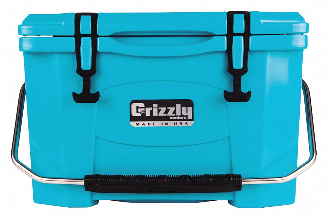 GRIZZLY COOLERS, 20 qt Cooler Capacity, 20 1/4 in Exterior Lg, Marine